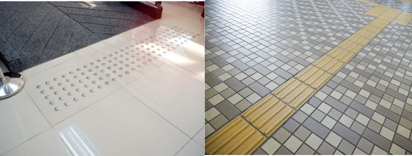 Tactile Flooring Braille Signs