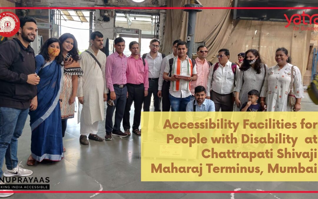 Accessible Travel For People with Disability at CSMT Mumbai -Travel made Easy