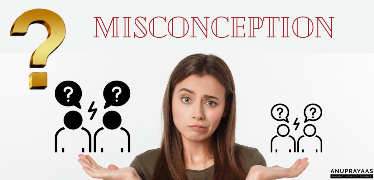 MISCONCEPTION-mobility challenges Mobility challenges in the life of a person with visual impairement