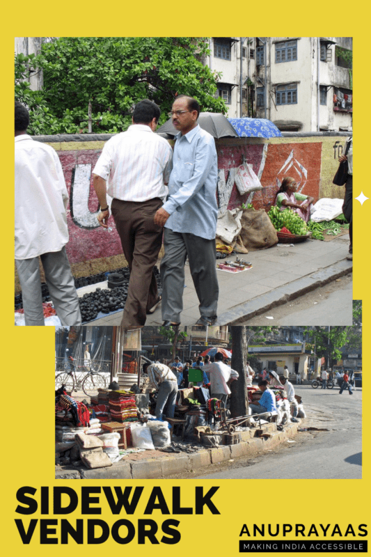 sidewalk vendors-mobility challenges Mobility challenges in the life of a person with visual impairement