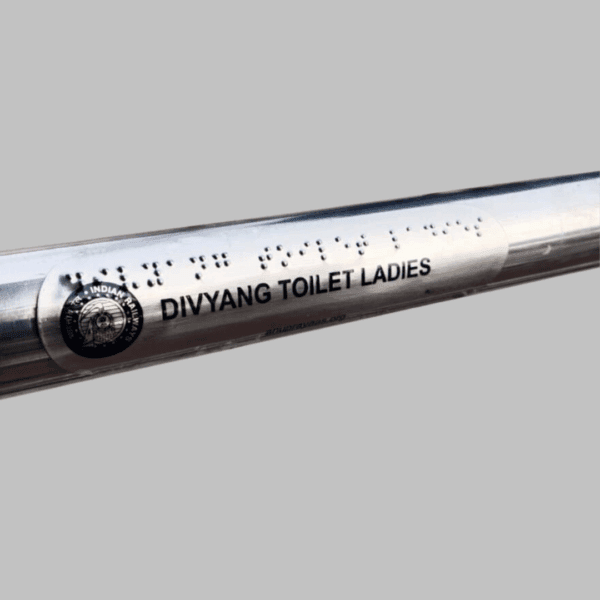 Braille Railing Signs