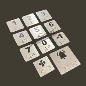 SS Braille Lift Buttons
