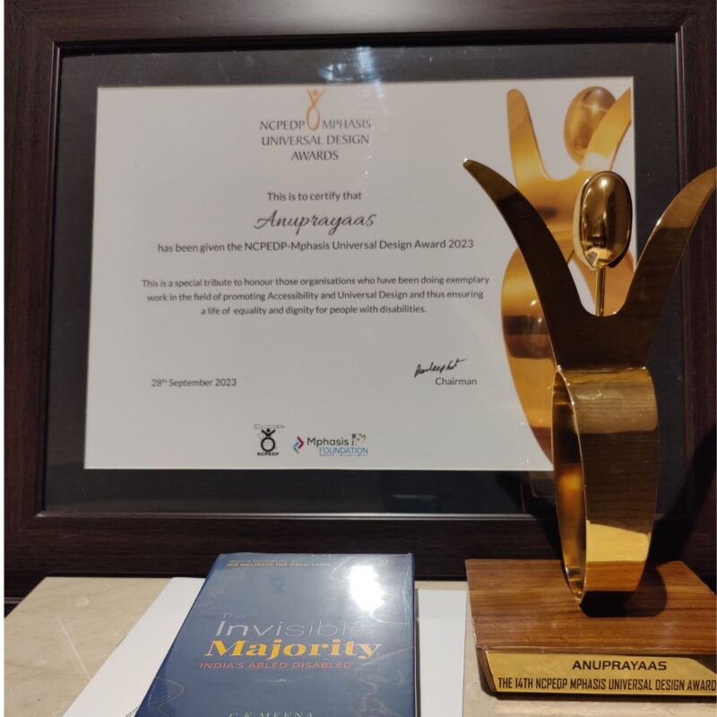 14th NCPEDP MPHASIS Universal Design Award 